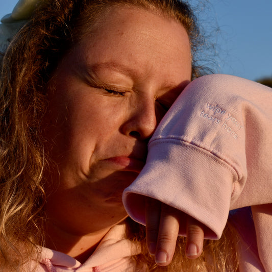 wipe your tears here hoodie