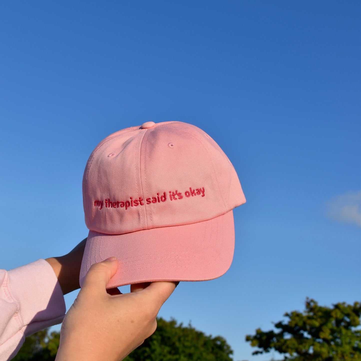 my therapist said it's okay hat